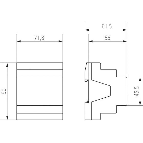 Theben - Bussystem-Dimmaktor Dimmaktor DM 4-2 T KNX 4-fach