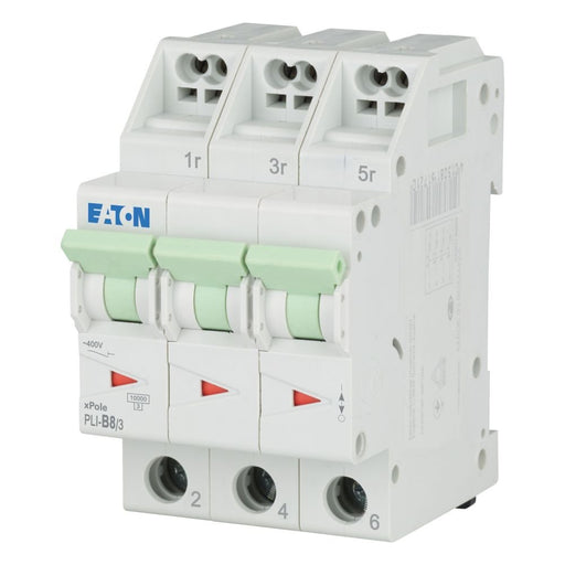 Eaton - Leitungsschutzschalter PLI-B8/3 B 8A, 3p Steckkl