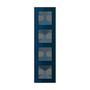 Jung - Abdeckrahmen Glasrahmen 4fach AC 584 GL NB nachtblau