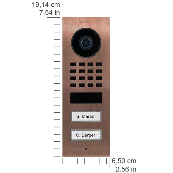 Doorbird - Kombiniertes System Zutrittskontrolle/Türsprechanlage IP Video Türsprechanlage 423869639 Aufputz