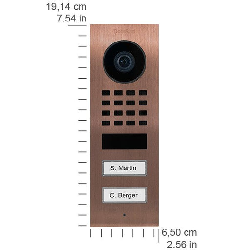 Doorbird - Kombiniertes System Zutrittskontrolle/Türsprechanlage IP Video Türsprechanlage 423869639 Aufputz