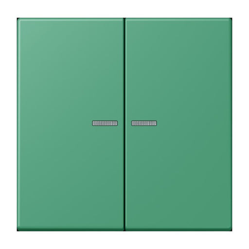 Jung - Abdeckung/Bedienelement für Installationsschalterprogramme Wippe 2fach m. Lichtleiter LC 995 KO5 250 vert 59 (4320G)
