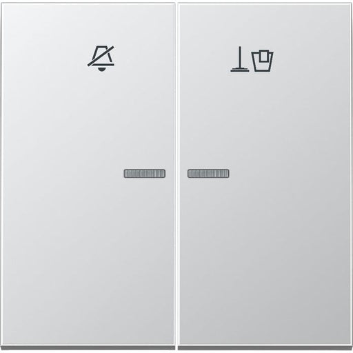 Jung - Abdeckung/Bedienelement für Installationsschalterprogramme Hotelwippe Innenstelle AL RU KO5 M n.stören,Zimmer aufr