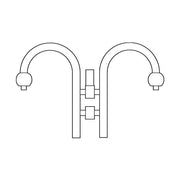 Siteco - Zubehör/Ersatzteile für Lichtmast Glockenbogen 5NY15622XA08 DB702S
