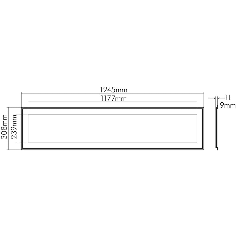 Nobile - Decken-/Wandleuchte LED Panel R2S 1570801143 UGR19 4000K