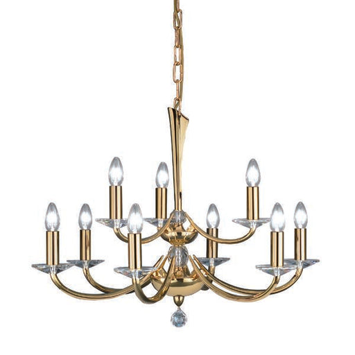 Brumberg Leuchten - Pendelleuchte Krone Bahia 00859019 9Lp., gold