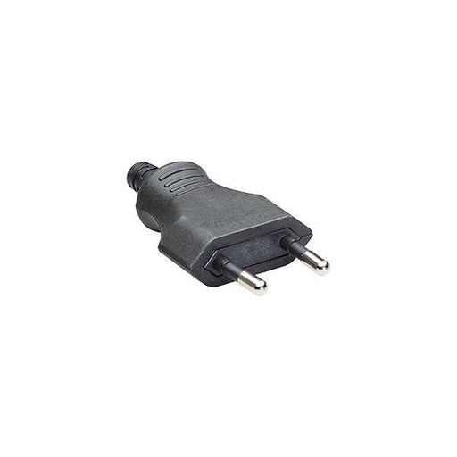Bachmann - Schutzkontaktstecker Euroflachstecker 900.010 (VE3) sw, m.Schraubanschl