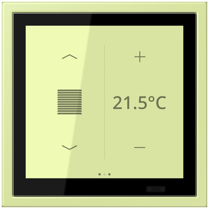 Jung - Bussystem-Mehrfach Bediengerät KNX Raumcontroller LCZ 459 BFD1S 222 vert jaune clair