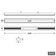 LTS Licht&Leuchten - Pendelleuchte LED-Pendelleuchte TIMLP105.1139.830Esc 830, esche