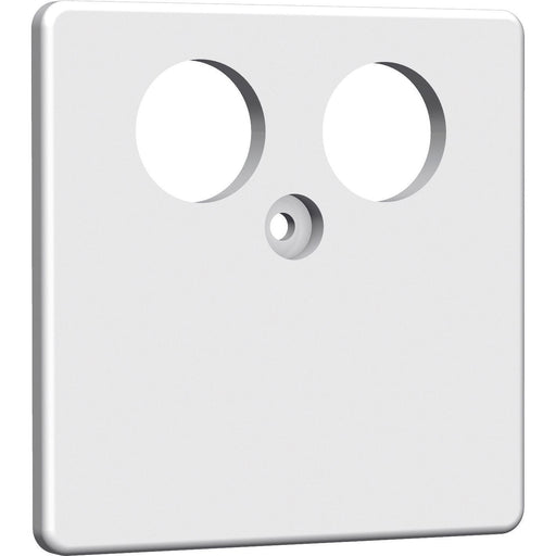 Homeway - Multi-Einsatz/Abdeckung für Daten- und Kommunikations-Anschlusstechnik Zentralplatte TV HAXHSE-GM201-C001 TV 50x50mm rwm