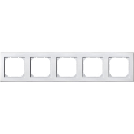 Merten - Abdeckrahmen Rahmen 5f.pws 462519 waage/senkrecht