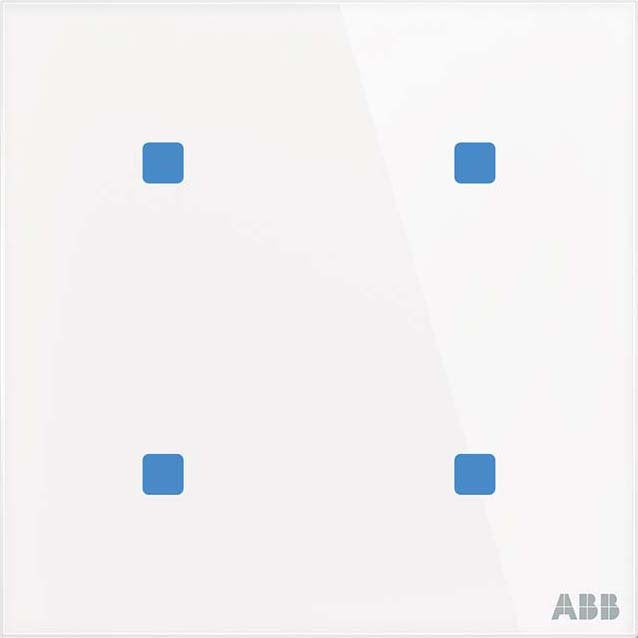Busch-Jaeger - Bussystem-Tastsensor Touch-Bedienelement TB/U4.4.1-CG 4-fach KNX