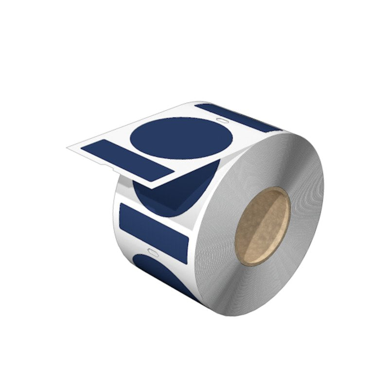 Weidmüller - Kennzeichnungsmaterial Gerätemarkierung THM SE-M 50 BL 50mm − 250 Stück