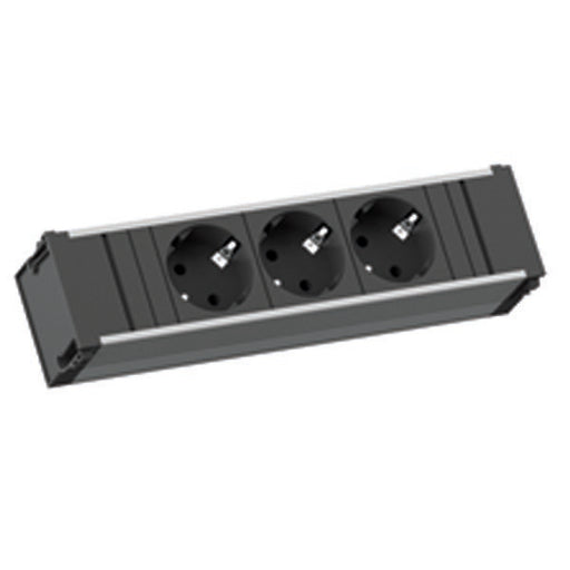 Bachmann - Mehrfachsteckdose Steckdosenleiste 3f. 333.1007 CONI3xSchutzk