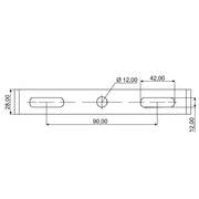 Scharnberger+Hasenbein - Downlight/Strahler/Flutlicht LED-Displaystrahler 90192 3000K 225x220x130mm