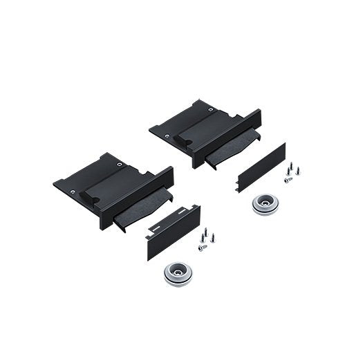 Zumtobel - Mechanisches Zubehör/Ersatzteile für Leuchten Endkappenset SLN2MRTECSETIP54BK schwarz