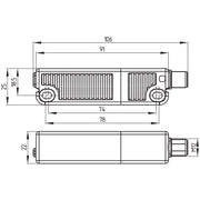 Schmersal - Einzelpositionsschalter Sicherheitssensor RSS 36-D-R-ST