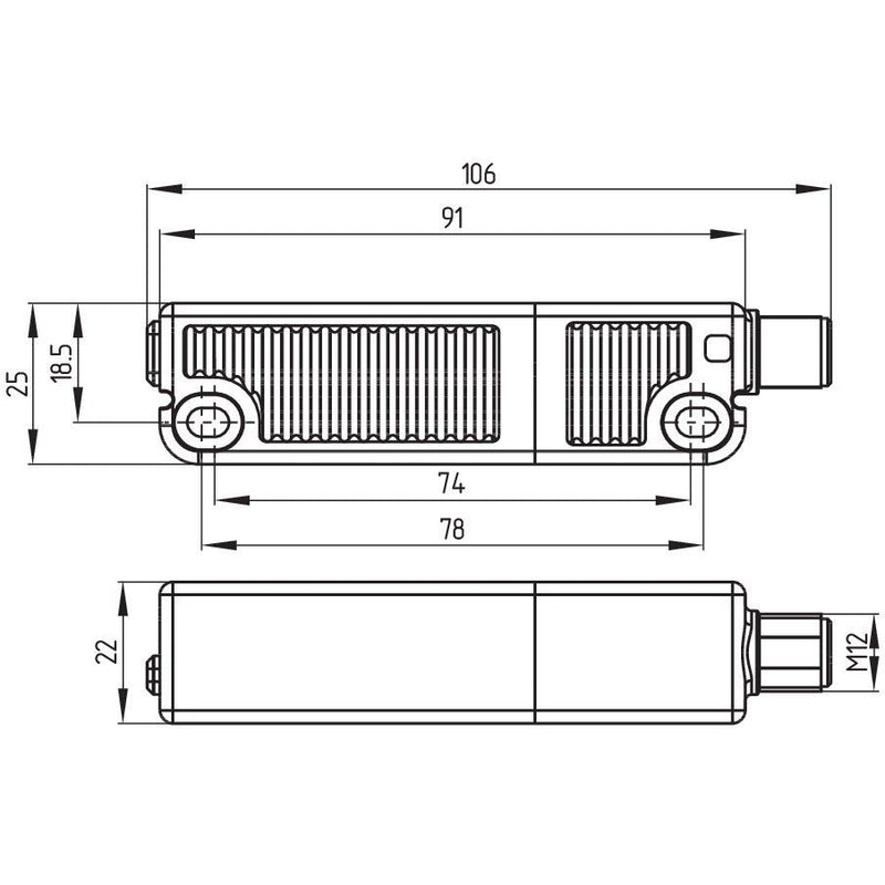 Schmersal - Einzelpositionsschalter Sicherheitssensor RSS 36-D-R-ST