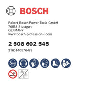Bosch - Trenn-/Schleifscheibe Diamanttrennscheibe 2608602545 Standard for