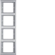 Berker - Abdeckrahmen Rahmen 4f. eds 13437004 senkrecht