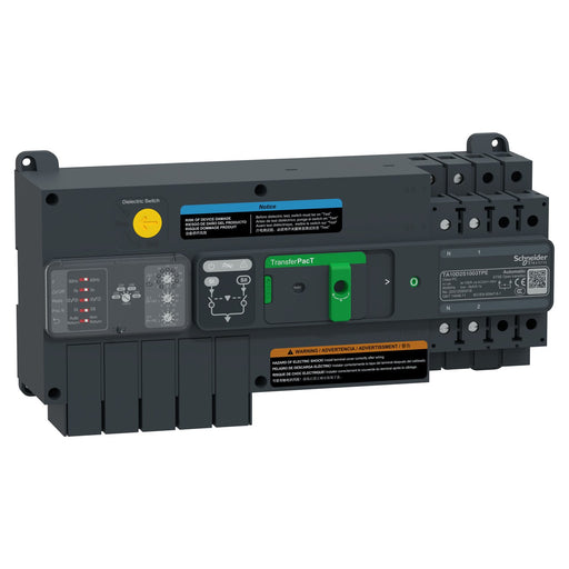 Schneider Electric - Lastschalter Netzumschaltung autom. TA10D2S1003TPE 100A Drehknopf 230V