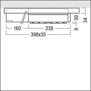Zumtobel Group - Downlight/Strahler/Flutlicht LED - Wandfluter SUI TG6  #60211071 4000K