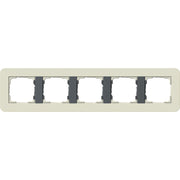 Gira - Abdeckrahmen 5fach 0215427 Sand/Anthrazit