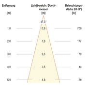 EVN Lichttechnik - Downlight/Strahler/Flutlicht Deckeneinbauleuchte 569014602 IP20 6W 3000K 620lm