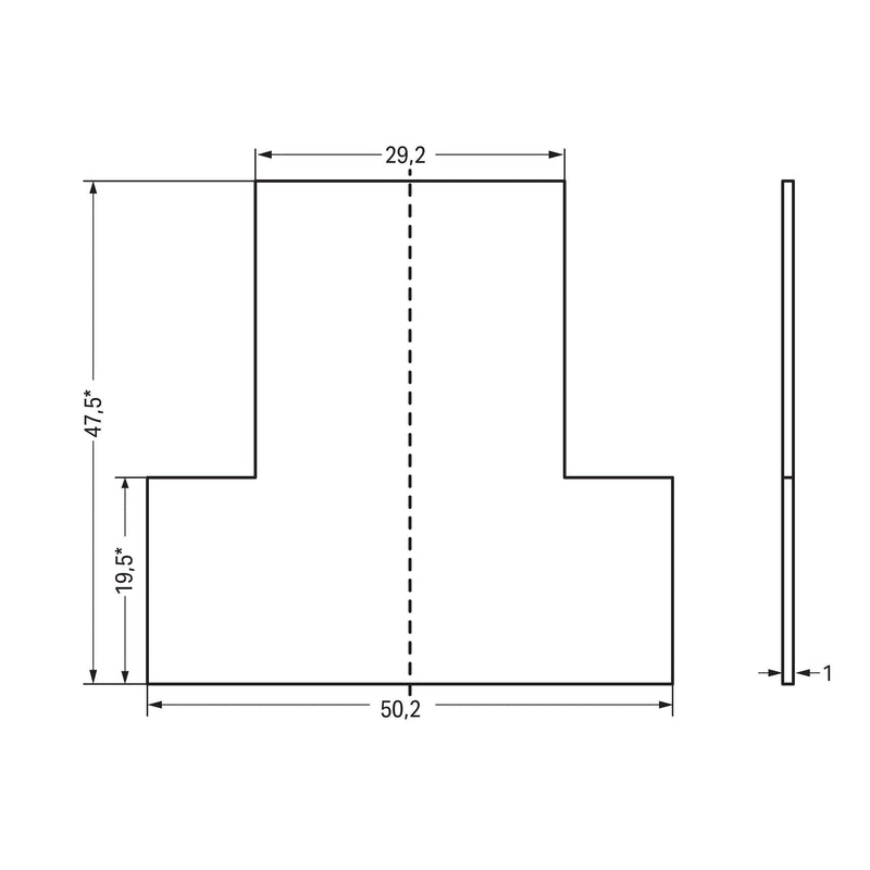WAGO - Elektronik-Leergehäuse Gehäuse 55mm grau 789-120