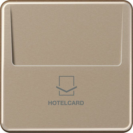 Jung - Abdeckung/Bedienelement für Installationsschalterprogramme Hotelcard-Schalter go brz CD 590 CARD GB-L ohne Taster-Einsatz