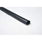 HellermannTyton - Schrumpfschlauch Warmschrumpfschlauch TA37 24-8 PO-X BK 50 schwarz, 1,2m − 15 Stück