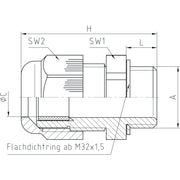 Jacob - Kabelverschraubung 50.612 PA/SWL − 100 Stück
