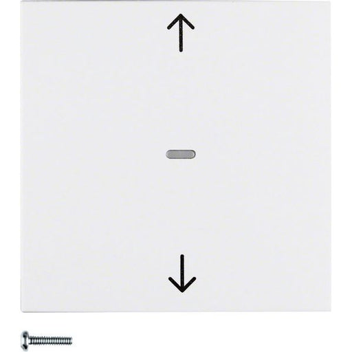 Berker - Bussystem-Tastwippe KNX-Funk Jalousie-Taste 85245288 polarweiß matt