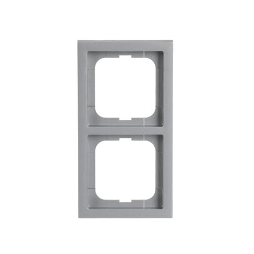 Busch-Jaeger - Abdeckrahmen Rahmen 2-fach 1722-183K alusilber, fu.linear