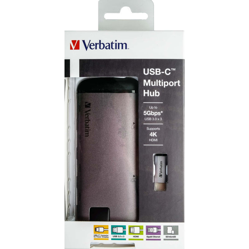 Verbatim - PC-Kabel USB-C Hub 49142 3xUSB3.0,1xHDMI4K