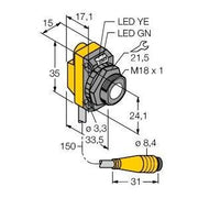 Turck - Ultraschall Taster Ultraschallsensor QS18UNAEQ − 1 Stück