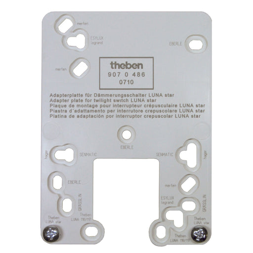 Theben - Abdeckung/Bedienelement für Installationsschalterprogramme Adapterplatte LUNA star für LUNA star