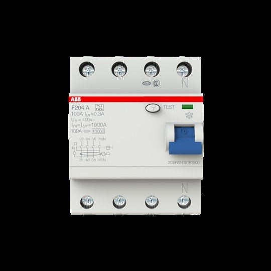 ABB Stotz S&J - Fehlerstrom-Schutzschalter FI-Schutzschalter F204A-100/0,3