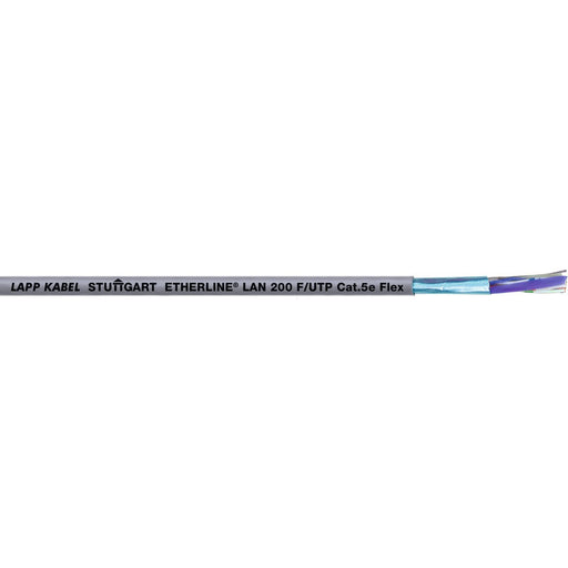 Lapp Kabel&Leitung - Daten- und Kommunikationskabel UNITRONIC LAN 200 F/UTP 2170172/100 Cat.5eLSZH FLEX − 100 Meter