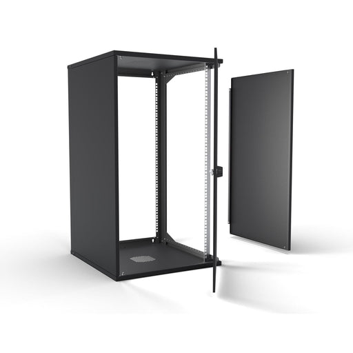 Enoc - Netzwerkgehäuse 19" Basic Wandschrank W3 21-6-VD-S 21HE, 600mm Tief, sw