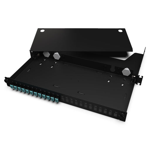 Corning - Patchpanel LWL LWL-Verteilerfeldgehäuse LAN1-24AD-ADPT-B 24Fasern DPX OM3/OM4