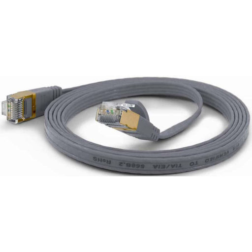 Wantec - Patchkabel Kupfer FTP-Patchkabel Cat.6A gr 7074 gr 0,5m 0,5m RJ45 1,6x6,5mm