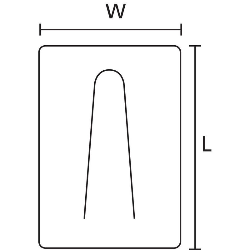 HellermannTyton - Befestigungsschelle für Kabel/Rohre Klebesockel SAC2 ST WH 100 35x25mm − 100 Stück