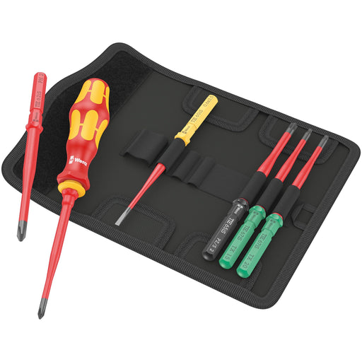 Wera - Werkzeugset Kraftform Kompakt VDE 7 05006603001 Tool Finder, 7-tlg