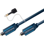 Clicktronic - Konfektioniertes A/V-Kabel Opto-Kabel-Set 70366 1m