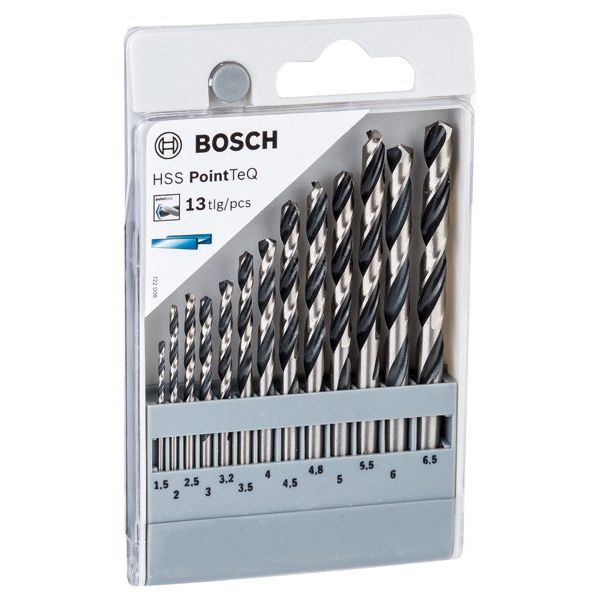 Bosch - Bohrer-Set HSS-Spiralbohrer-Set 2608577349 PointTeQ 13-tlg