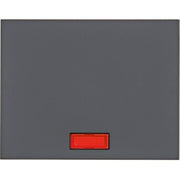 Berker - Abdeckung/Bedienelement für Installationsschalterprogramme Wippe 14157006 Linsen K.1 anthrazit
