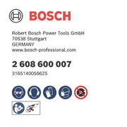 Bosch - Trenn-/Schleifscheibe PRO Metal Gebundene 2608600007 Schleifscheibe 115 x − 10 Stück