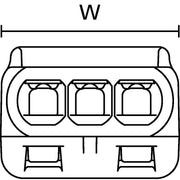 HellermannTyton - Steckklemme HelaCon Releasable HCR-2-PC-CL (100) Verbindungsklemme − 100 Stück