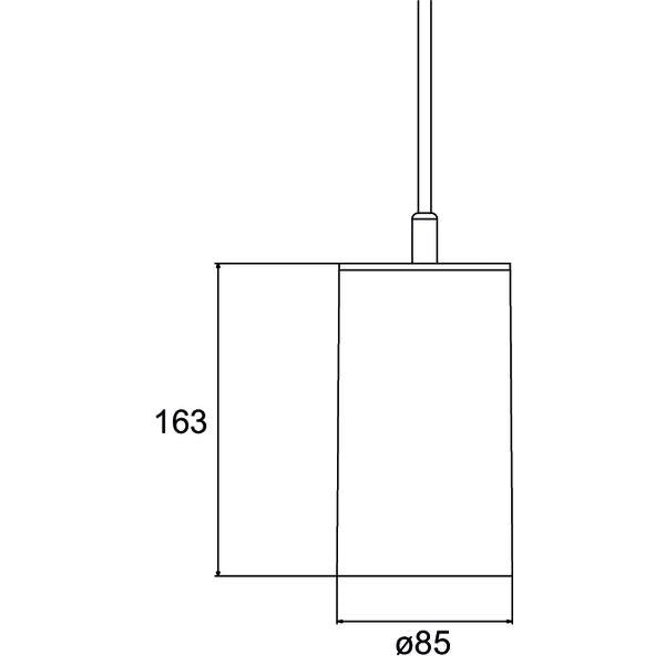 Brumberg Leuchten - Pendelleuchte LED-Pendelleuchte 88884184DA DALI, Pendel 1,5m